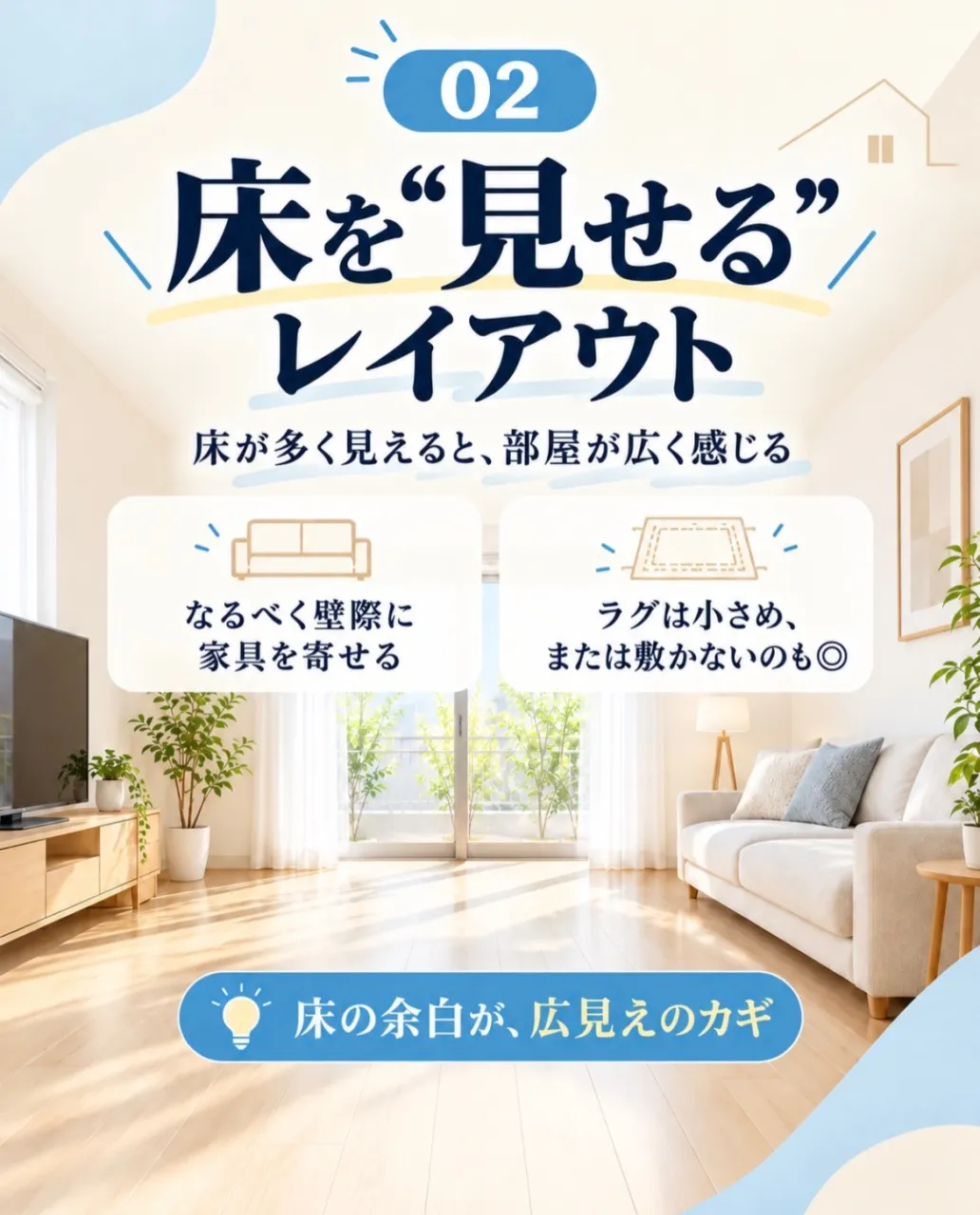 「部屋が狭く見える…」