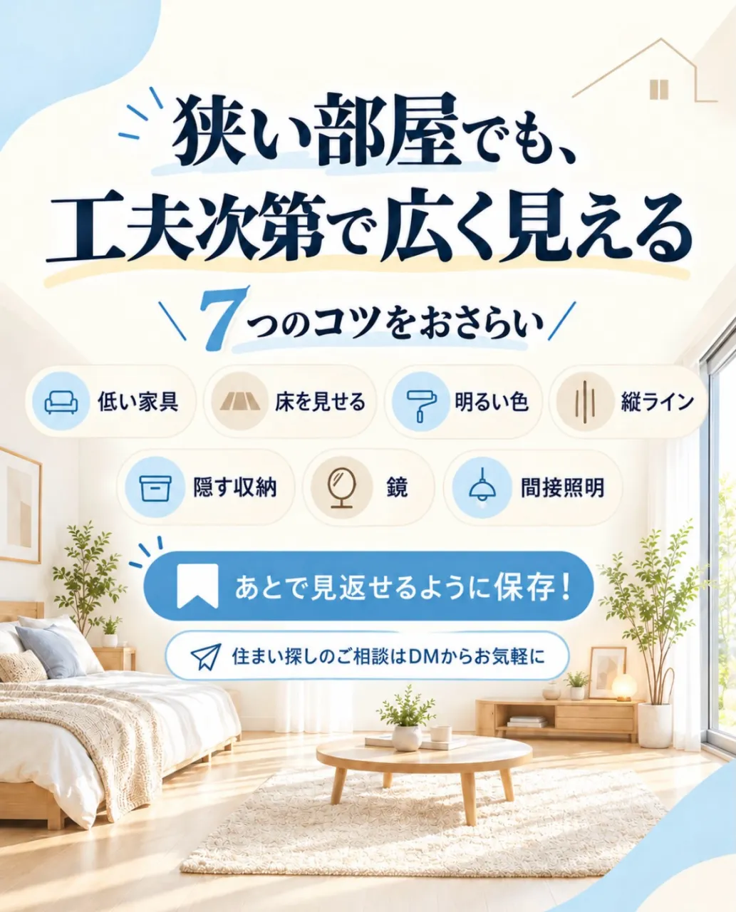 「部屋が狭く見える…」