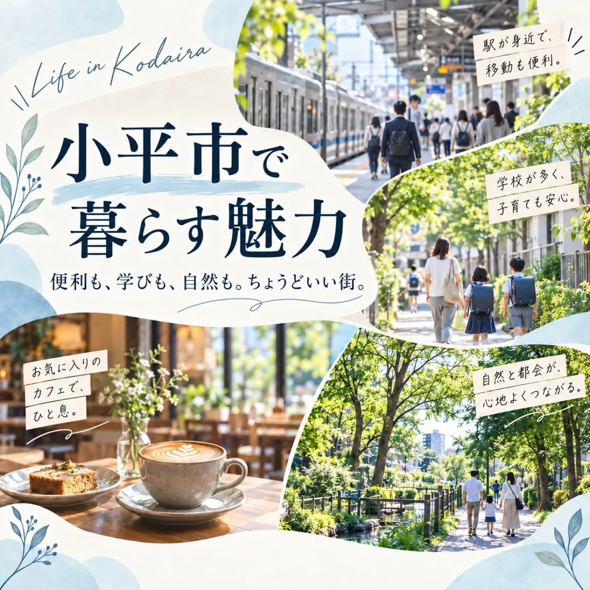 【便利も、学びも、自然も。